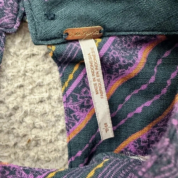 Free People Top Walking Womens Small On A Dream Relaxed Chocker Cut Out OB618347 - Picture 12 of 16